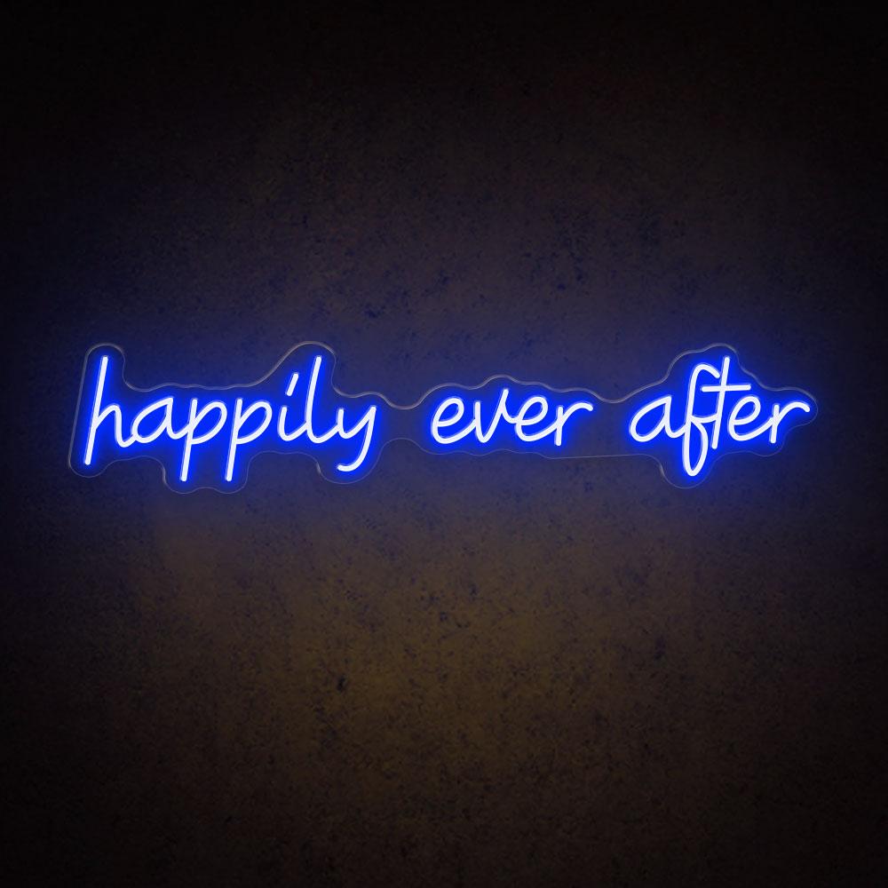 HDJSign - Happily Ever After Wedding Neon Sign HDJ Sign