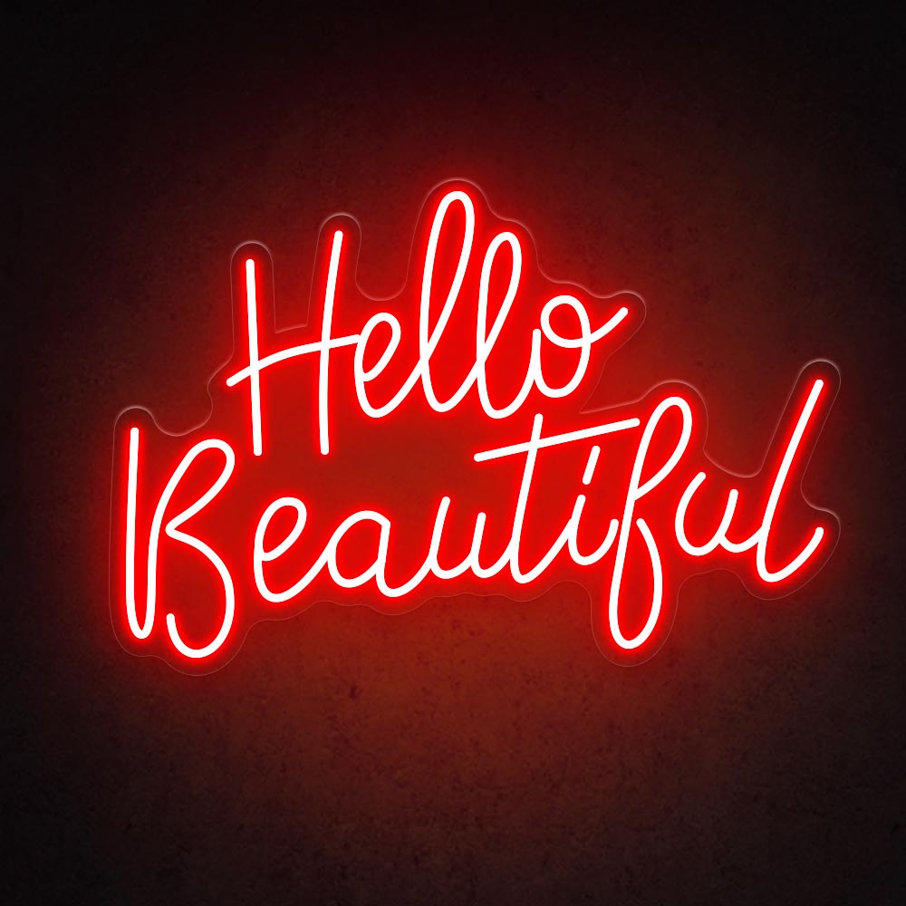 Hello Beautiful | Salon Neon Sign | HDJSign - HDJ Sign
