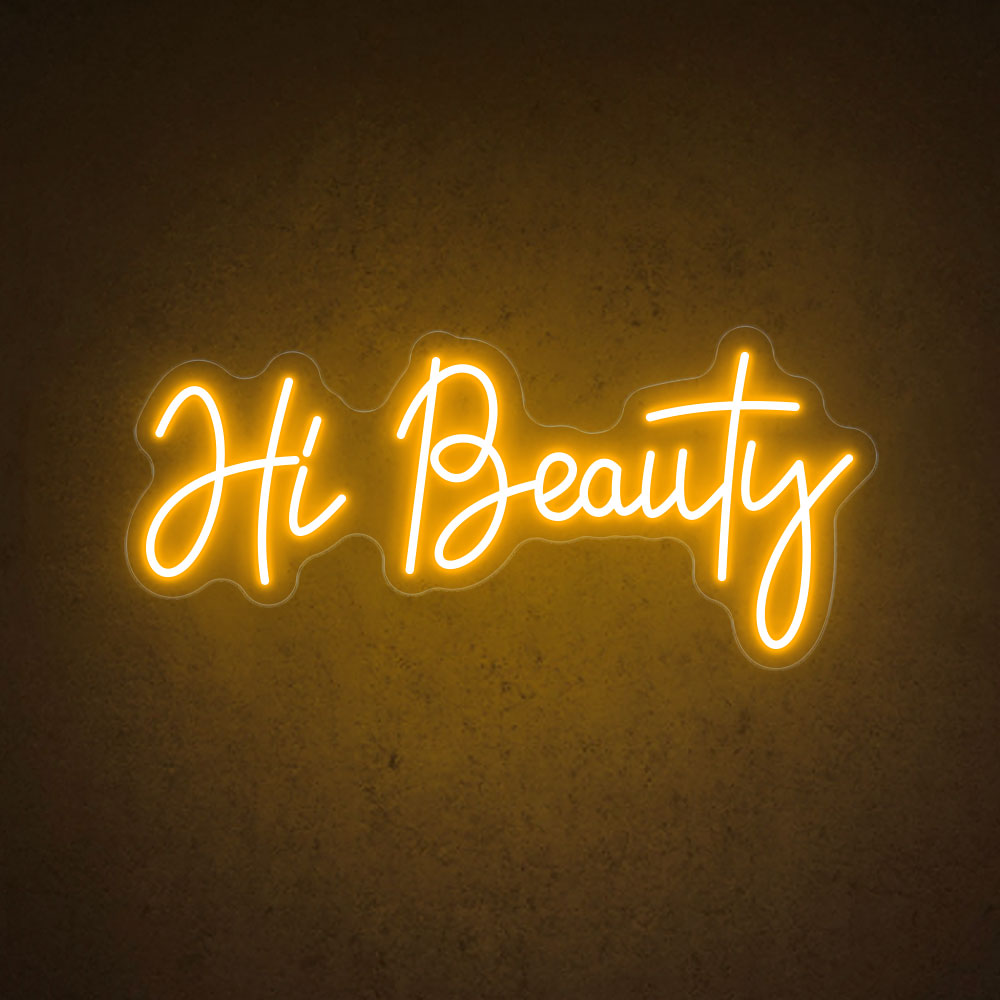 HDJSign - Hi Beauty Salon Neon Sign HDJ Sign