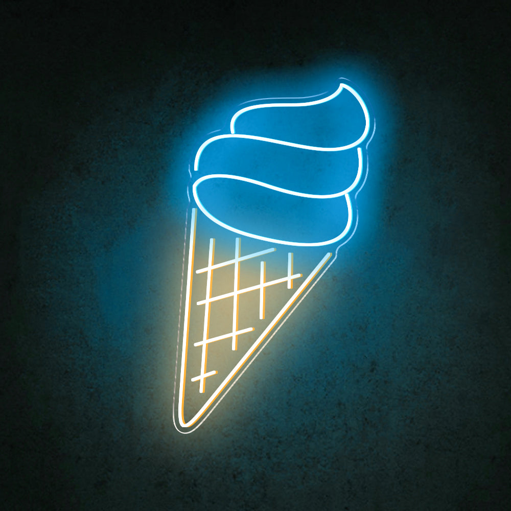 HDJSign - Ice Cream Business Neon Sign HDJ Sign