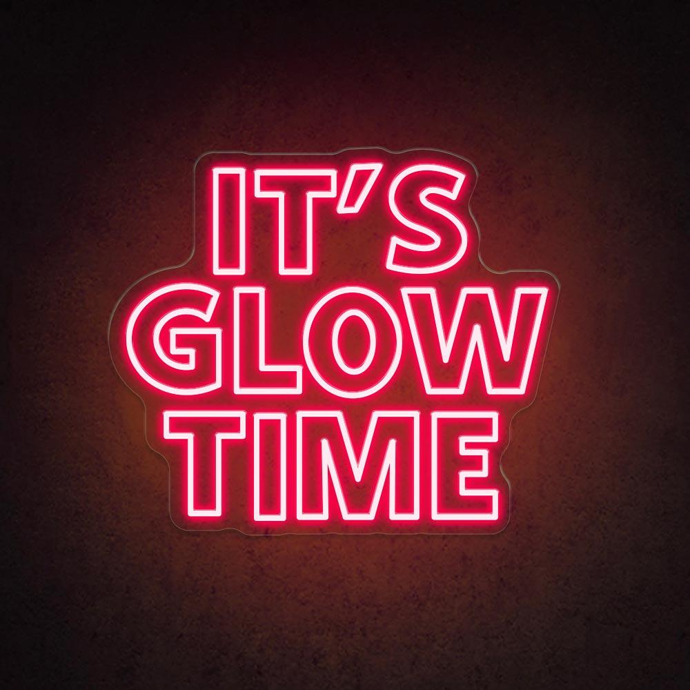 HDJSign - It's Glow Time Salon Neon Sign HDJ Sign