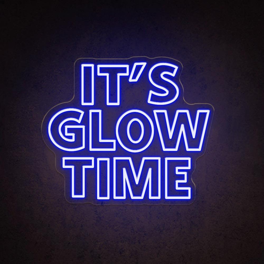 HDJSign - It's Glow Time Salon Neon Sign HDJ Sign