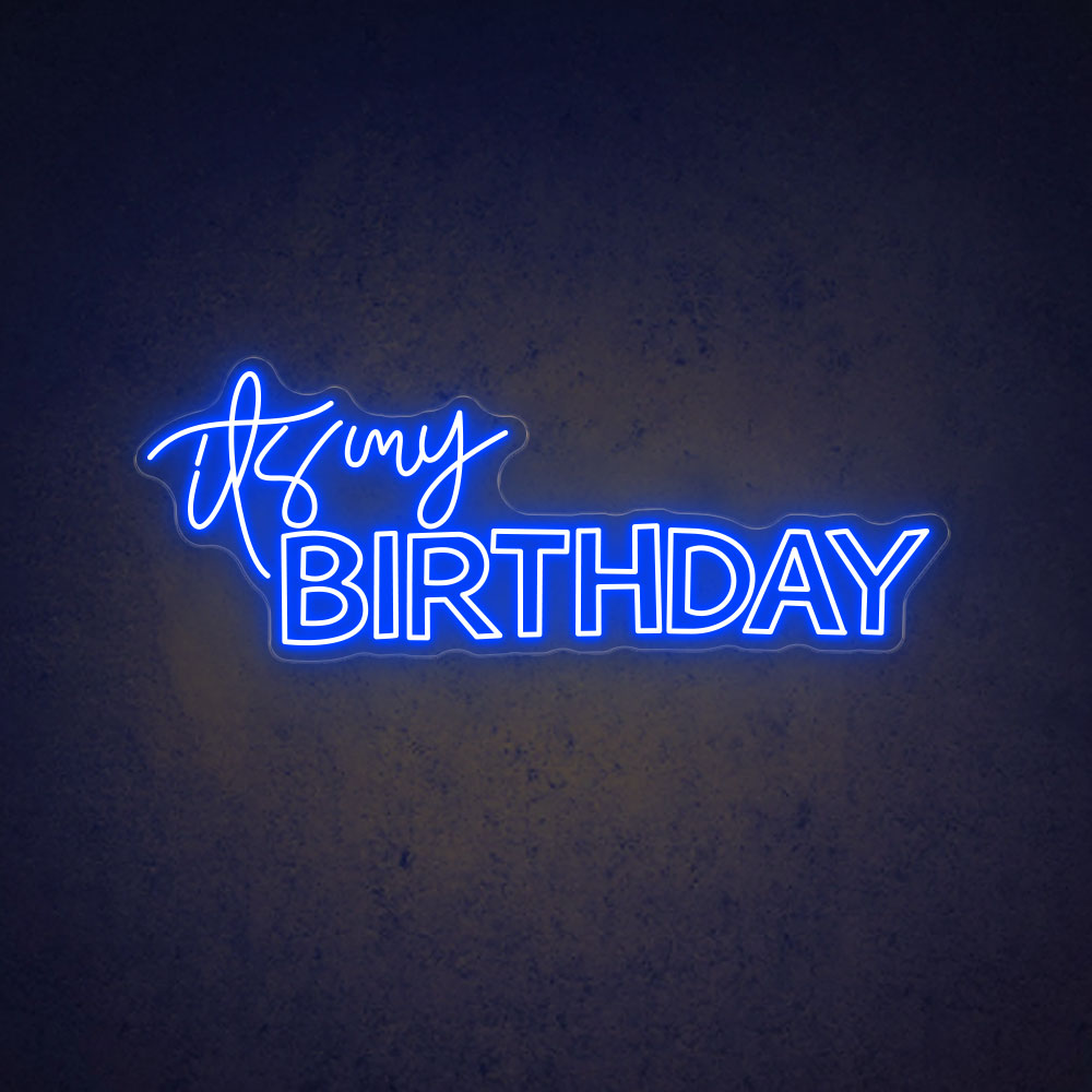 HDJSign - Its My Birthday Neon Sign HDJ Sign