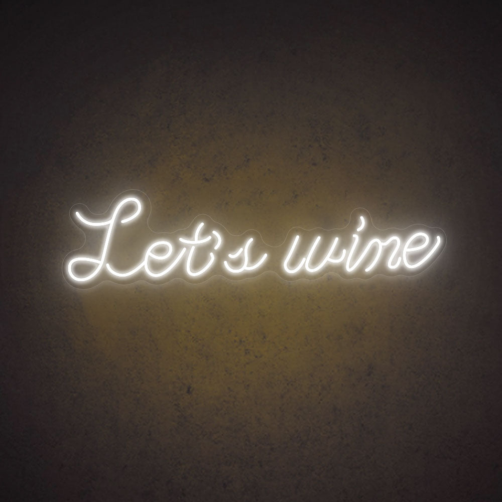 HDJSign - Let's Wine Bar Neon Sign HDJ Sign