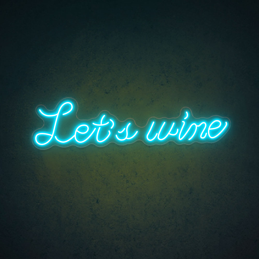 HDJSign - Let's Wine Bar Neon Sign HDJ Sign