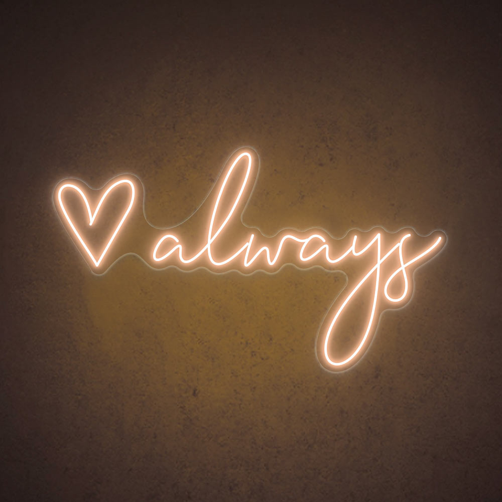 HDJSign - Love Always Wedding Neon Sign HDJ Sign