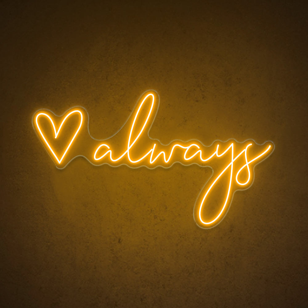 HDJSign - Love Always Wedding Neon Sign HDJ Sign