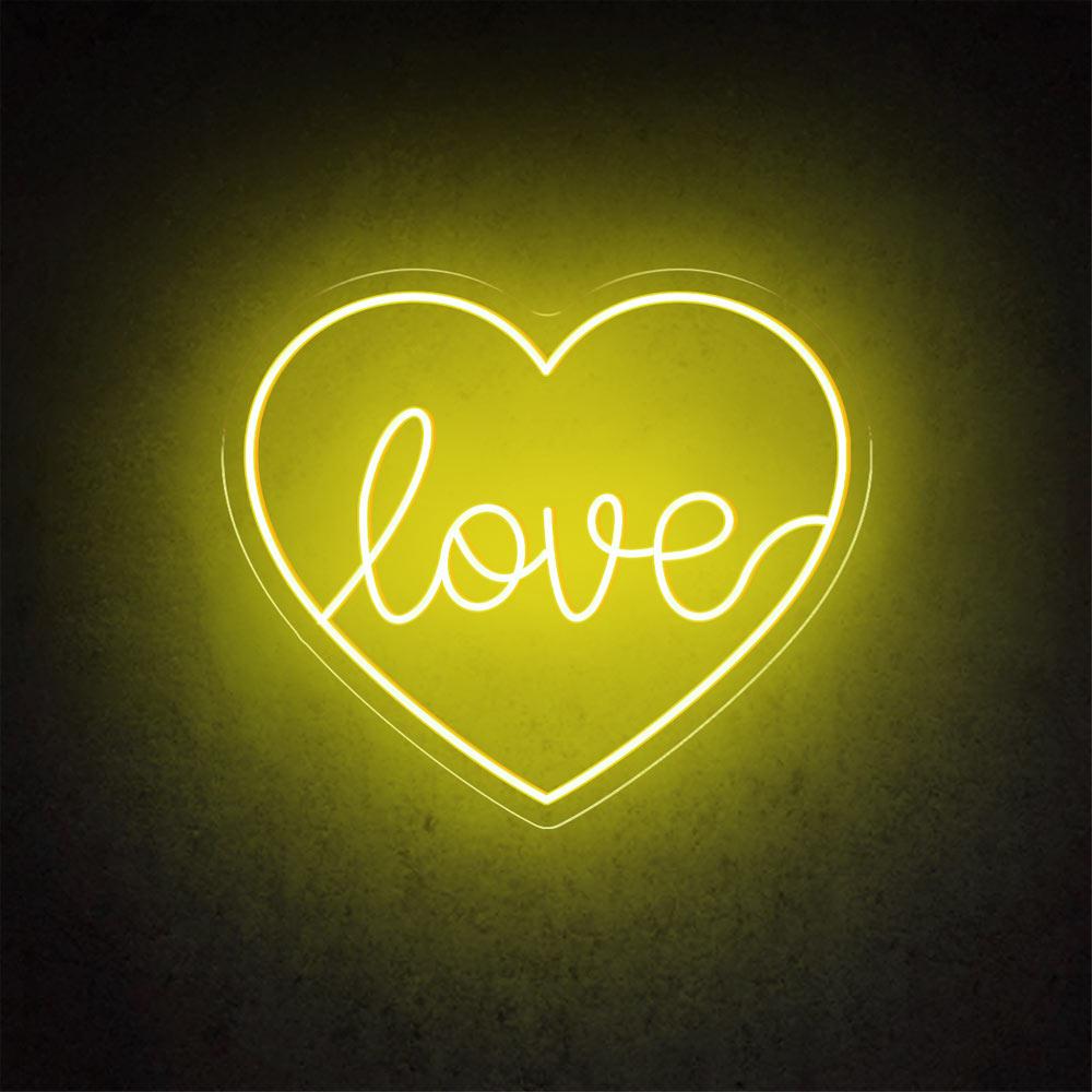 HDJSign - Love Wedding Neon Sign HDJ Sign