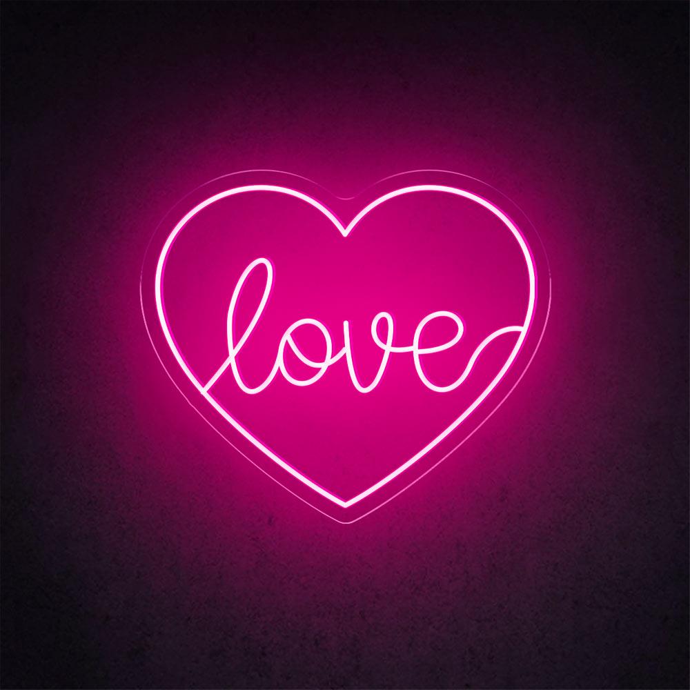 HDJSign - Love Wedding Neon Sign HDJ Sign