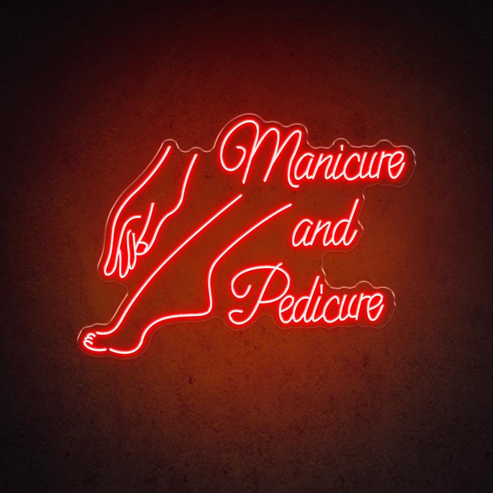 HDJSign - Manicure And Pedicure Salon Neon Sign HDJ Sign