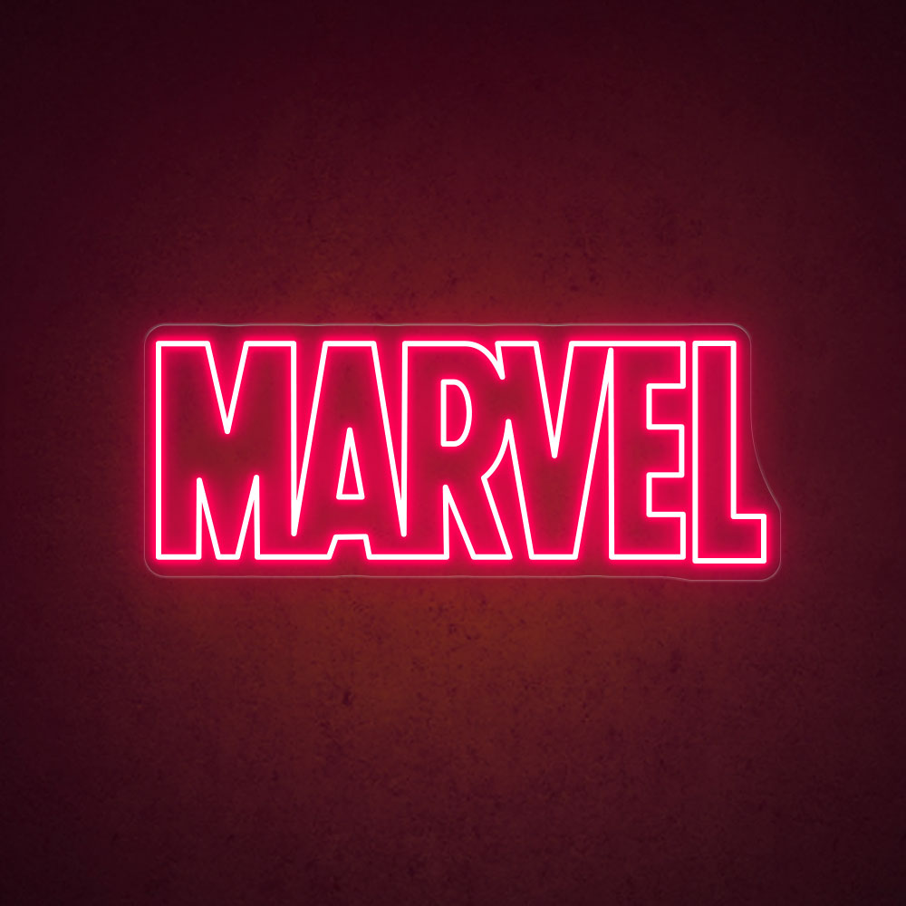 HDJSign - Marvel Logo Neon Sign HDJ Sign