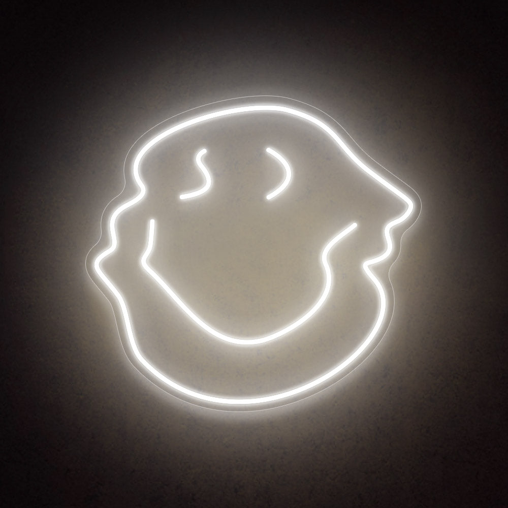 HDJSign - Melting Smiley Face Emoji Neon Sign HDJ Sign