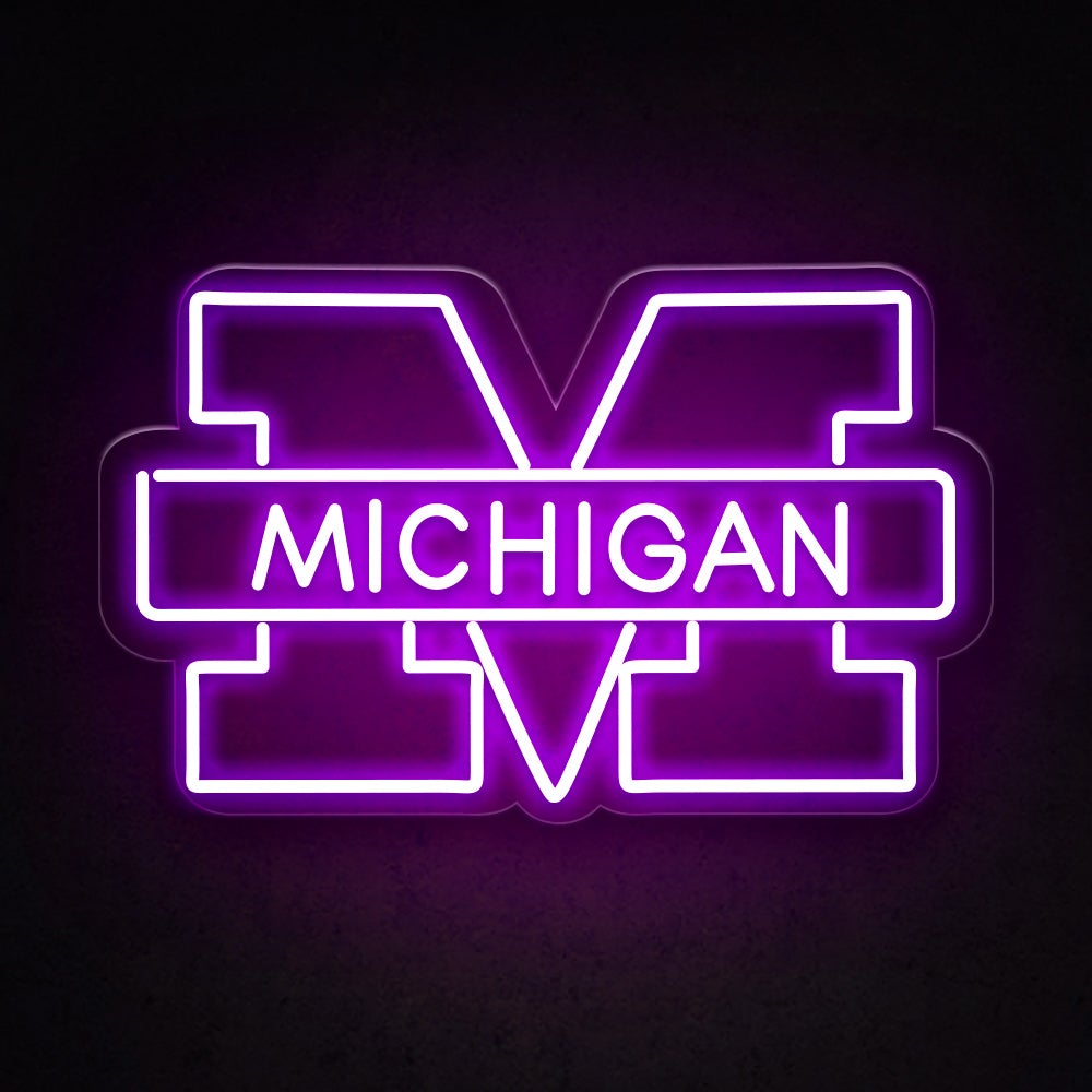 HDJSign - Michigan University Neon Sign HDJ Sign