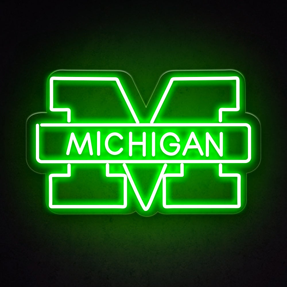 HDJSign - Michigan University Neon Sign HDJ Sign