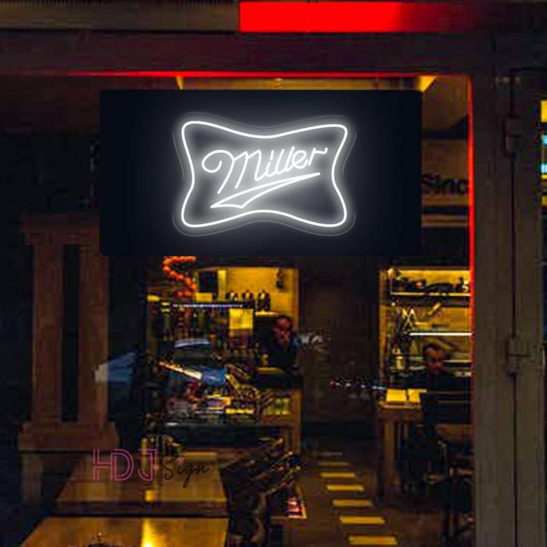 HDJSign - Miller Bar Neon Sign HDJ Sign