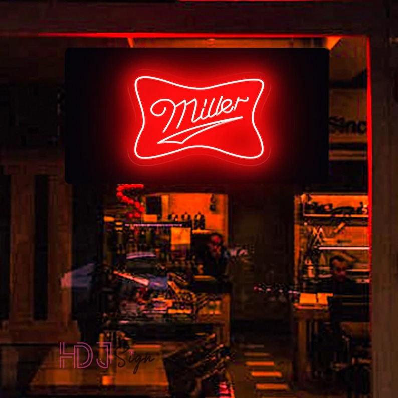 HDJSign - Miller Bar Neon Sign HDJ Sign