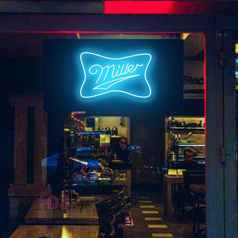 HDJSign - Miller Bar Neon Sign HDJ Sign