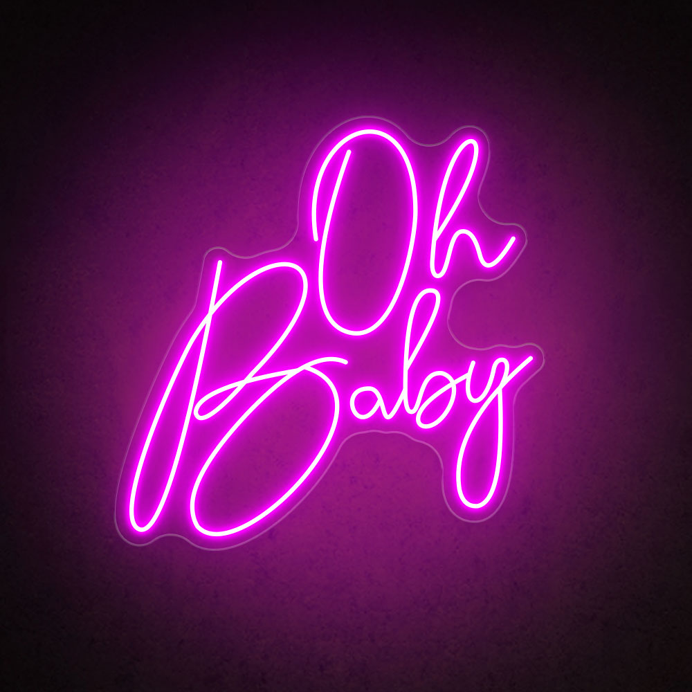 HDJSign - Oh Baby Wedding Neon Sign HDJ Sign