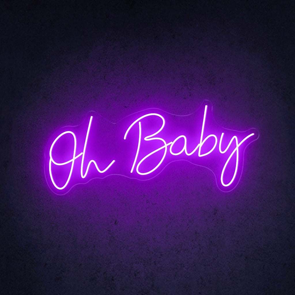 HDJSign - Oh Baby Wedding Neon Sign HDJ Sign