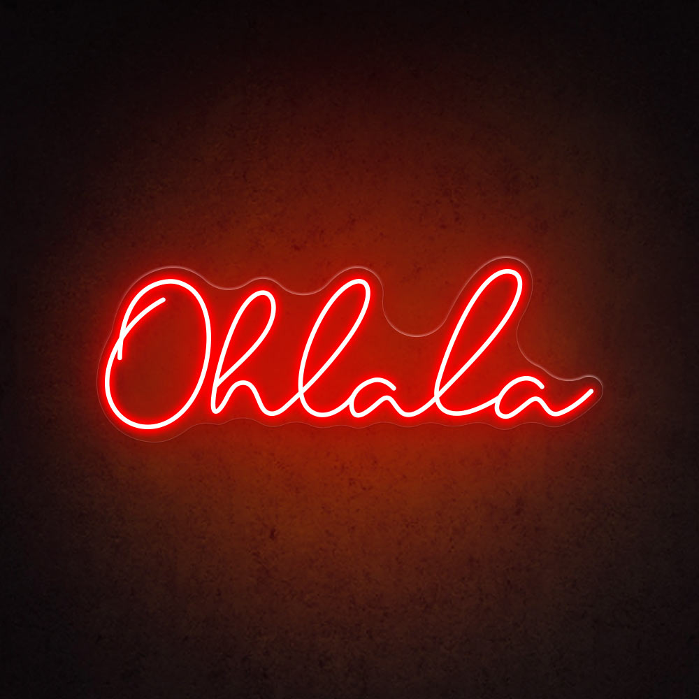 HDJSign - Oh La La Word Neon Sign HDJ Sign