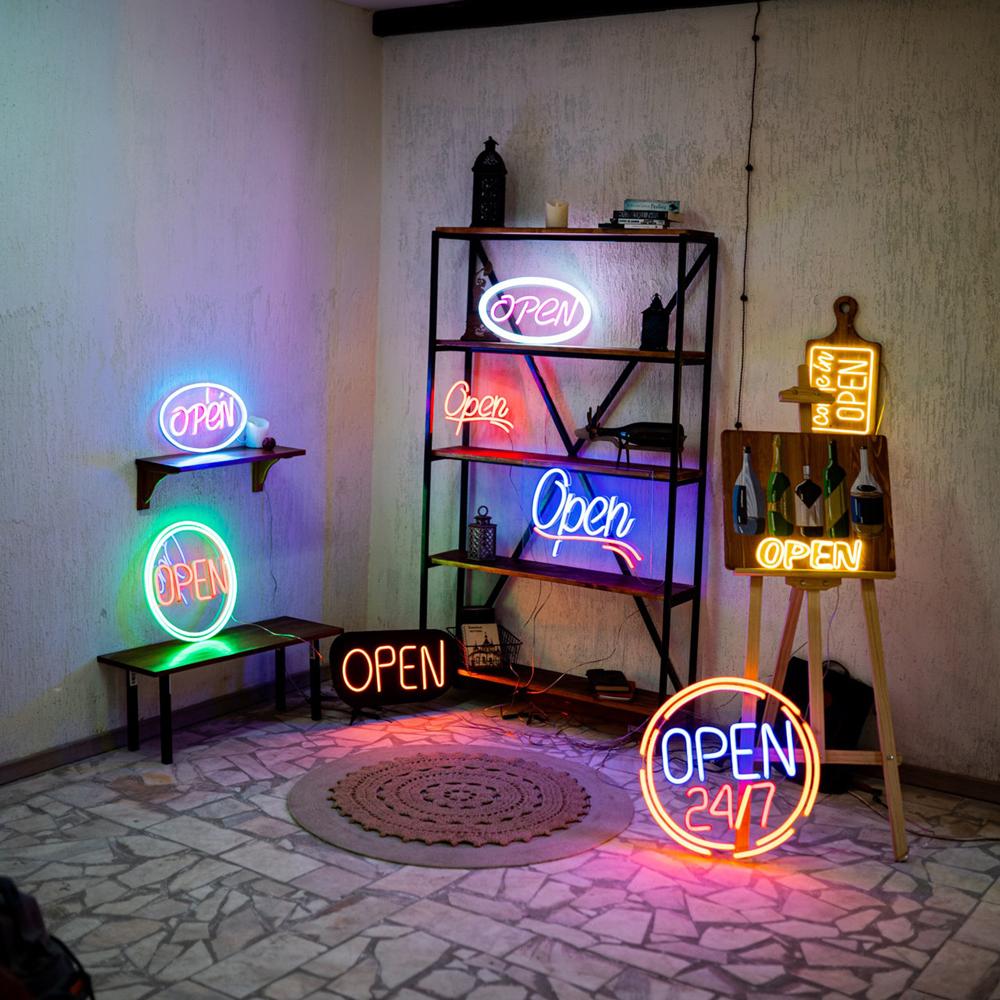 HDJSign - Open 24/7 Bar Neon Sign HDJ Sign