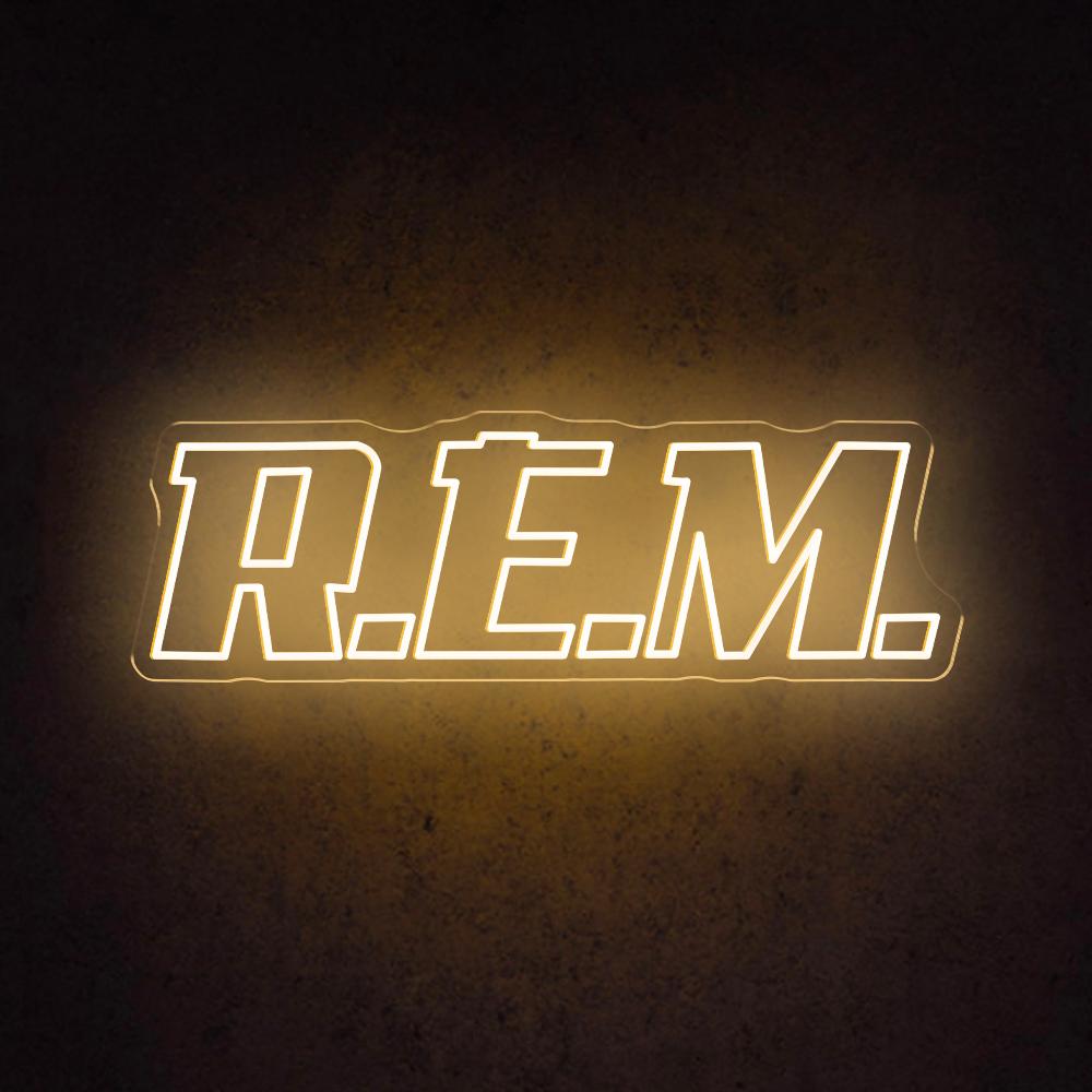 Rem Sign Home Right HDJSign - R.E.M. Rock Band Music Neon Sign
