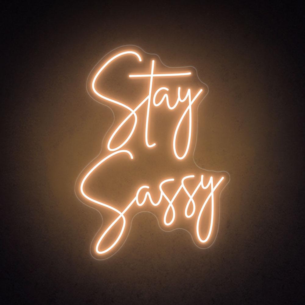 HDJSign - Stay Sassy Salon Neon Sign HDJ Sign