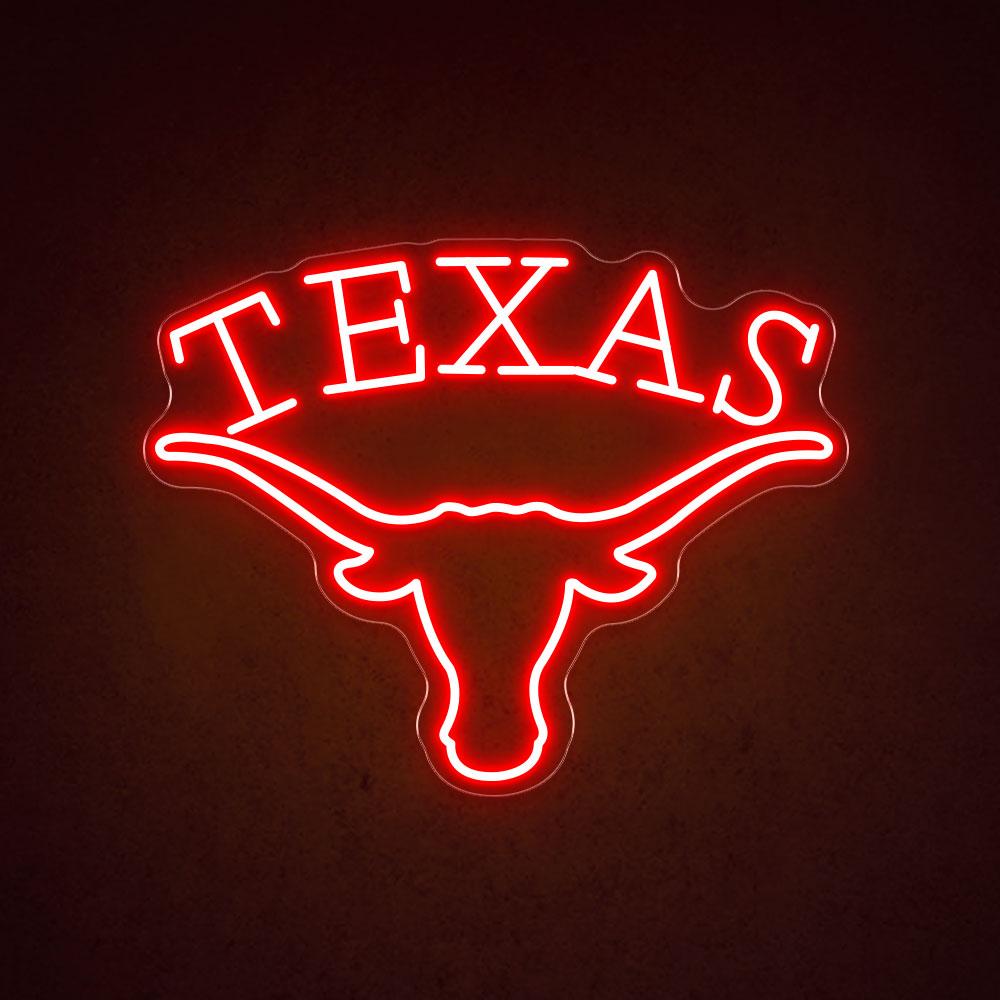 HDJSign - Texas Horns Bar Neon Sign HDJ Sign