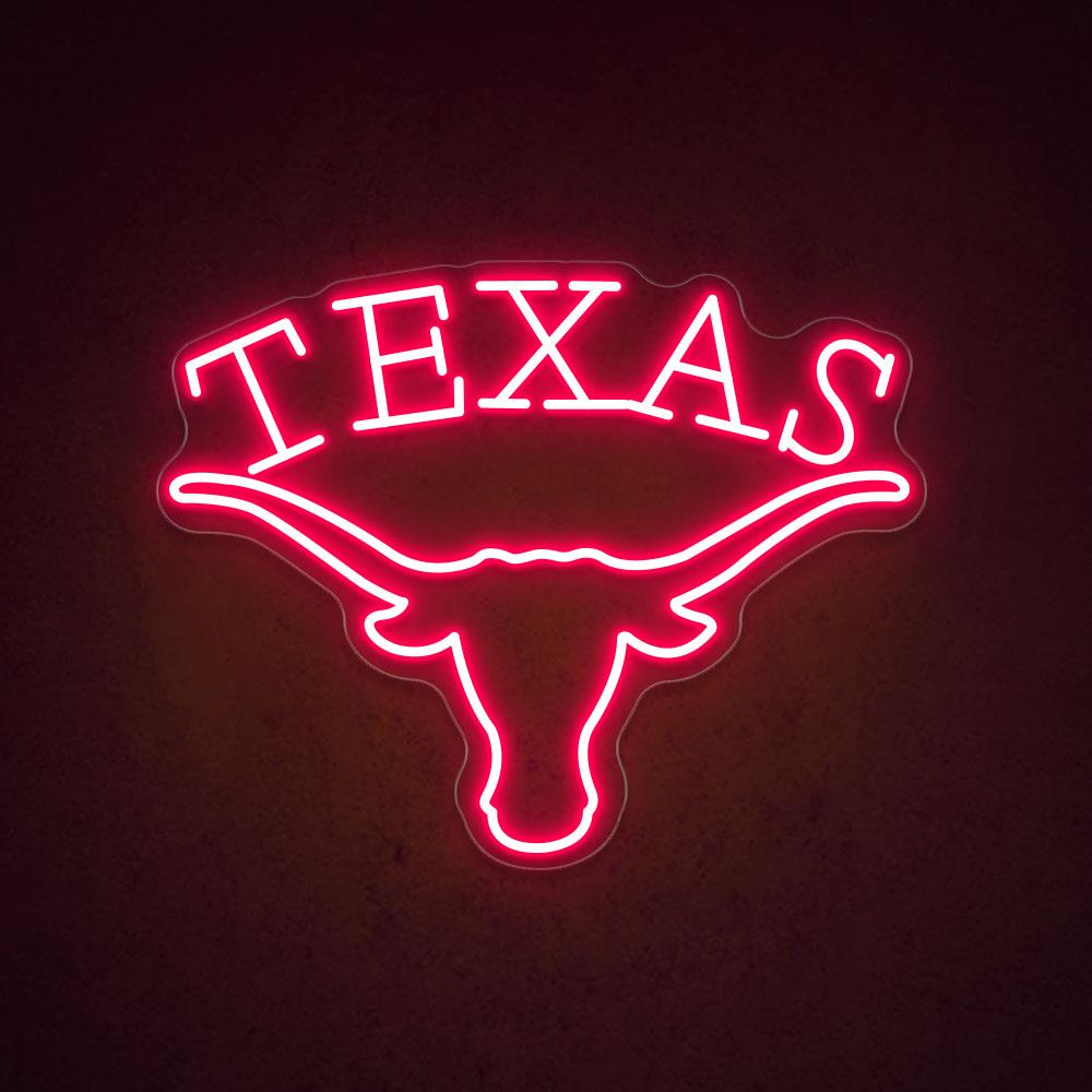 HDJSign - Texas Horns Bar Neon Sign HDJ Sign