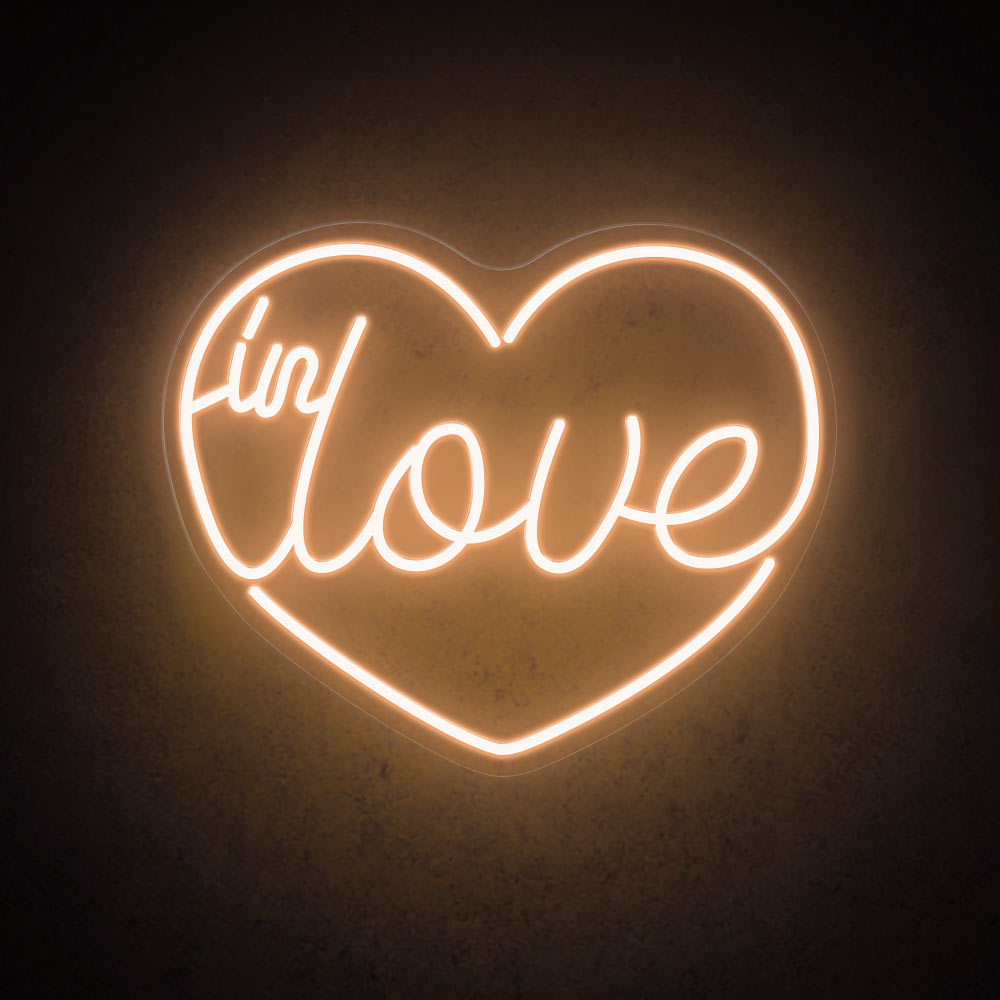 HDJSign - in Love Wedding Neon Sign HDJ Sign