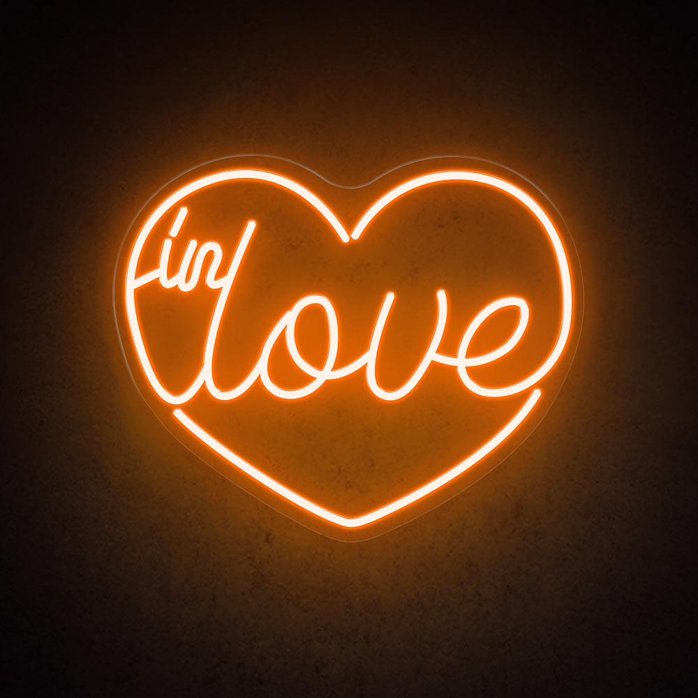 HDJSign - in Love Wedding Neon Sign HDJ Sign