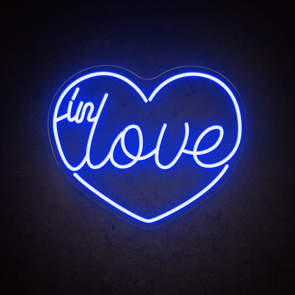 HDJSign - in Love Wedding Neon Sign HDJ Sign