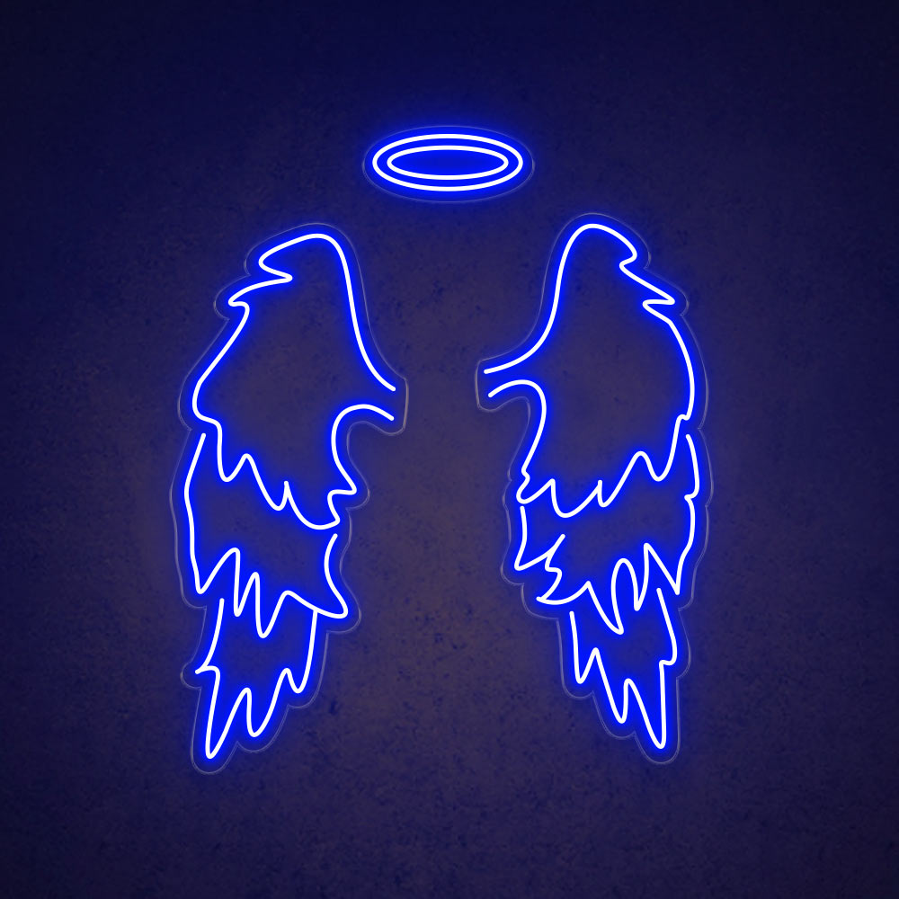 Huge Angel Wings Neon Sign HDJ Sign